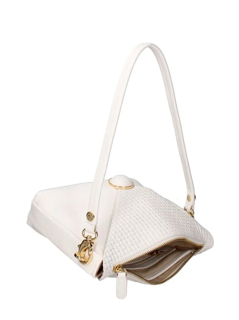 NAOMI Borsa a spalla in pelle bianco - Borse Donna