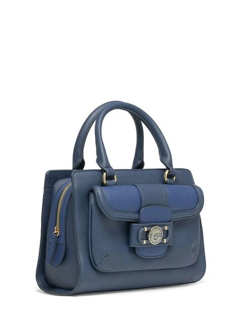 CHAIN Borsa a mano con doppia tracolla blu - Borse Donna