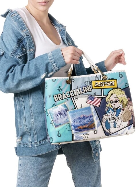 CARTOLINE Borsa a mano con tracolla multi - Borse Donna