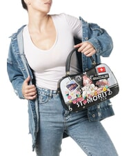 BRACCIALINI CARTOLINE Borsa a bauletto con tracolla multi - Borse Donna - 5