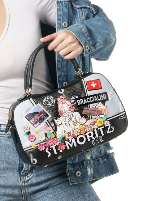 CARTOLINE Borsa a bauletto con tracolla multi - Borse Donna