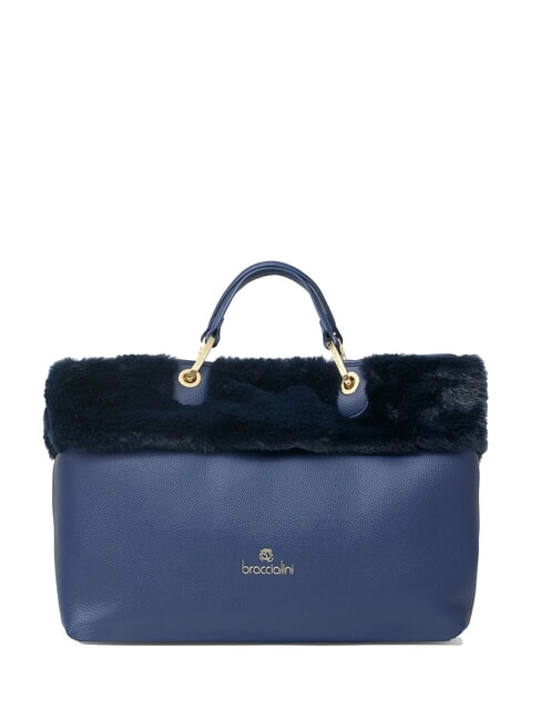 BETH FUR Borsa a mano con pochette blu - Borse Donna
