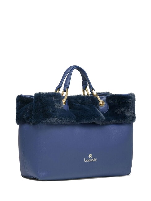 BETH FUR Borsa a mano con pochette blu - Borse Donna