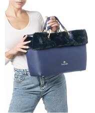 BRACCIALINI BETH FUR Borsa a mano con pochette blu - Borse Donna - 5