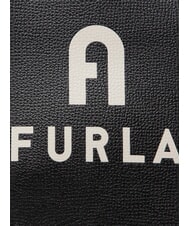 FURLA VARSITY STYLE Borsa verticale in pelle con tracolla nero - Borse Donna - 4