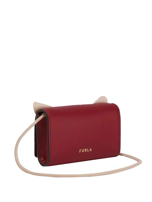 ALLEGRA FOX Borsa mini a tracolla in pelle vitello TONI CILIEGIA - Borse Donna
