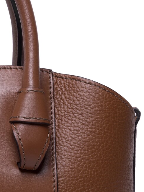 MIASTELLA Borsa tote stampa Roma cognac - Borse Donna