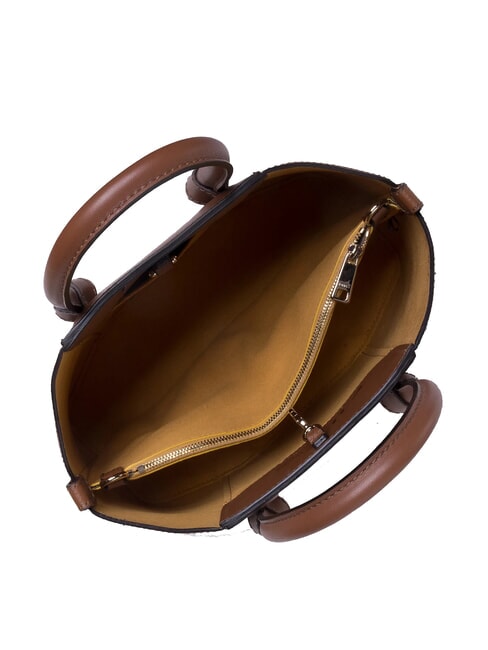 MIASTELLA Borsa tote stampa Roma cognac - Borse Donna