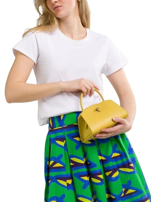 GENESI Borsa mini in pelle con tracolla honey - Borse Donna