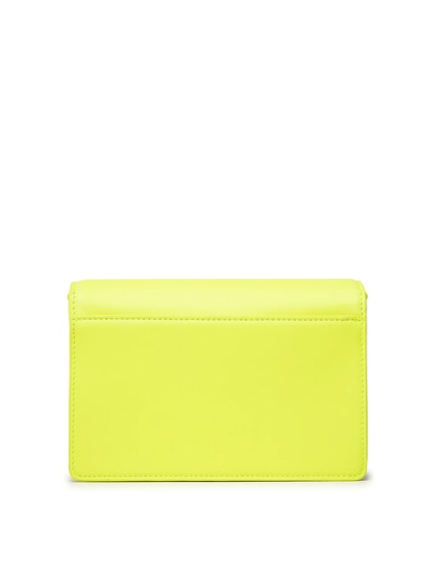 1927 SOFT Borsa mini a tracolla in pelle nappa giallo fluorescente+nero - Borse Donna
