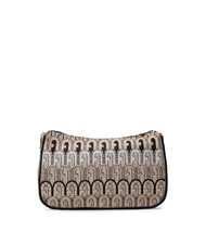FURLA MOON Borsa mini in tessuto jacquard toni deserto+nero - Borse Donna - 5