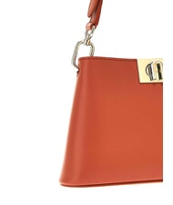 FURLA FLEUR Borsa in pelle vitello a tracolla cannella - Borse Donna - 3