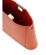 FURLA FLEUR Borsa in pelle vitello a tracolla cannella - Borse Donna - 6