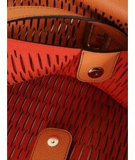 FURLA PRIMULA Borsa trasforata a spalla in pelle sunset - Borse Donna - 6