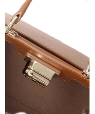 FURLA 1927 Borsa mini in pelle stampa ares cognac - Borse Donna - 4