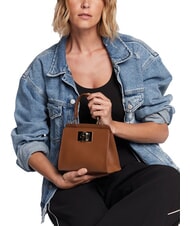 FURLA 1927 Borsa mini in pelle stampa ares cognac - Borse Donna - 5