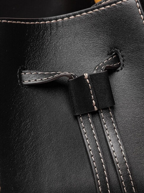 MIASTELLA Secchiello a mano, con tracolla Nero - Borse Donna