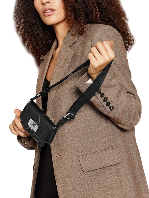 1927 Borsa mini in pelle trapuntata Nero - Borse Donna