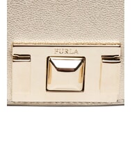 FURLA MIMI" Borsa convertible a spalla color platino - Borse Donna - 3