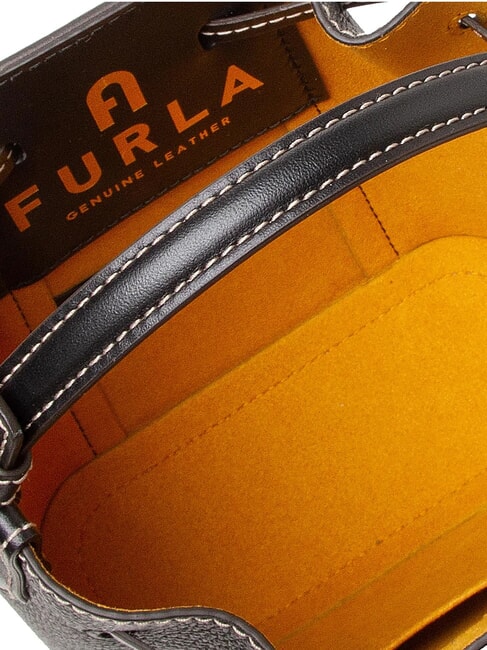 MIASTELLA Mini Secchiello a mano, con tracolla Nero - Borse Donna