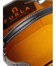 FURLA MIASTELLA Mini Secchiello a mano, con tracolla Nero - Borse Donna - 7