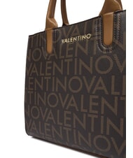 MARIO VALENTINO REGINA RE Borsa a mano stampa logo all over moro/naturale - Borse Donna - 3