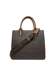 MARIO VALENTINO REGINA RE Borsa a mano stampa logo all over moro/naturale - Borse Donna - 4