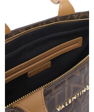 MARIO VALENTINO REGINA RE Borsa shopping a spalla logo all over moro/naturale - Borse Donna - 5