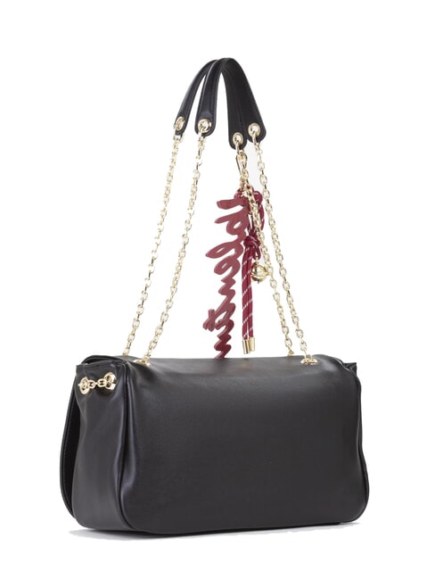 WINTER RE Borsa a spalla convertible con charms nero - Borse Donna