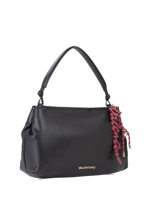 WINTER RE Borsa a spalla con charms e tracolla nero - Borse Donna