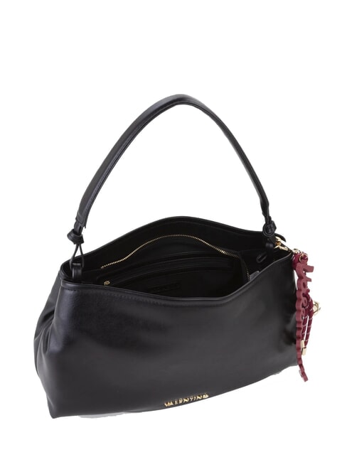 WINTER RE Borsa a spalla con charms e tracolla nero - Borse Donna
