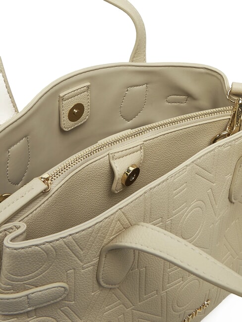 PANSY Borsa a mano con due tracolle ecru - Borse Donna