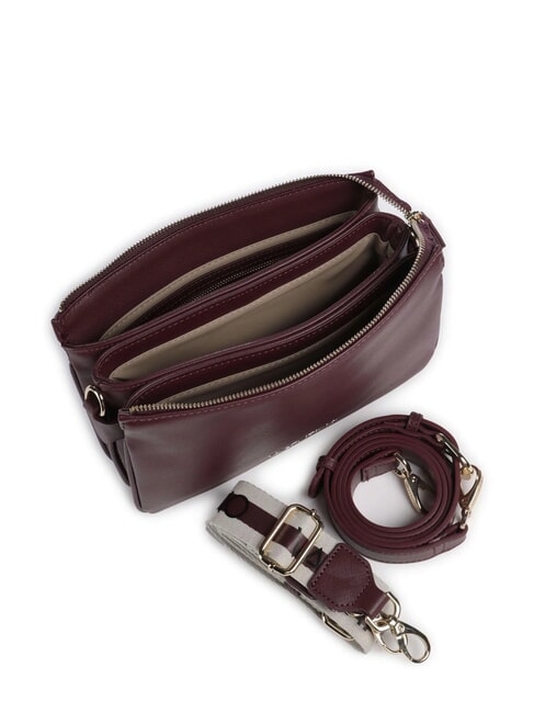 ZERO RE Borsa multifunzione stampa saffiano prugna - Borse Donna