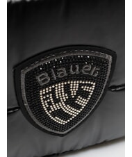 BLAUER PADDED NYLON Zaino con logo in strass NERO - Borse Donna - 3