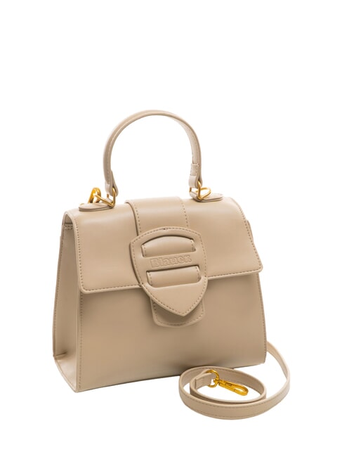 LADY B Borsa mini a mano con tracolla beige - Borse Donna