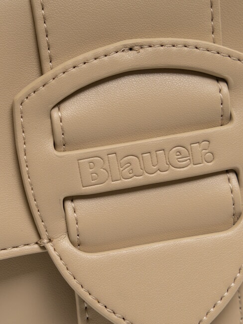 LADY B Borsa mini a mano con tracolla beige - Borse Donna