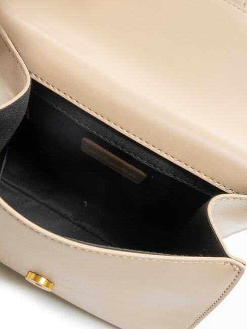 LADY B Borsa mini a mano con tracolla beige - Borse Donna