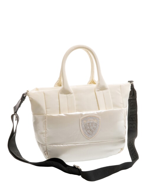 PADDED NYLON Borsa tote media con tracolla white - Borse Donna