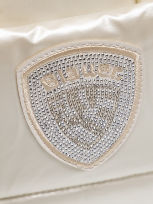 PADDED NYLON Borsa tote media con tracolla white - Borse Donna