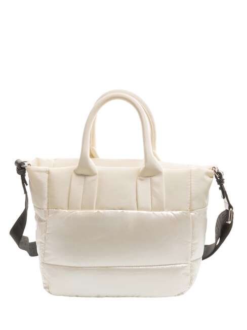 PADDED NYLON Borsa tote media con tracolla white - Borse Donna