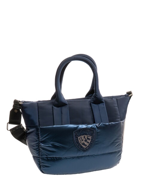 PADDED NYLON Borsa tote media con tracolla BLU NAVY - Borse Donna
