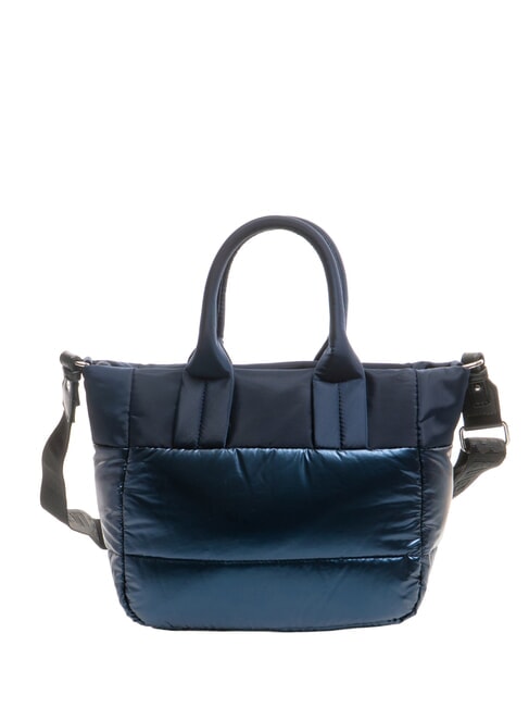PADDED NYLON Borsa tote media con tracolla BLU NAVY - Borse Donna