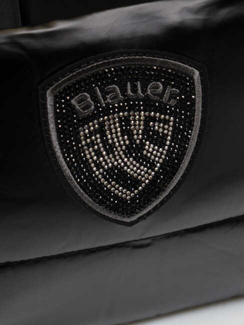 PADDED NYLON Borsa tote media con tracolla NERO - Borse Donna