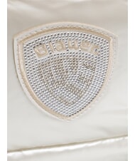 BLAUER PADDED NYLON Borsa tote grande con tracolla white - Borse Donna - 3