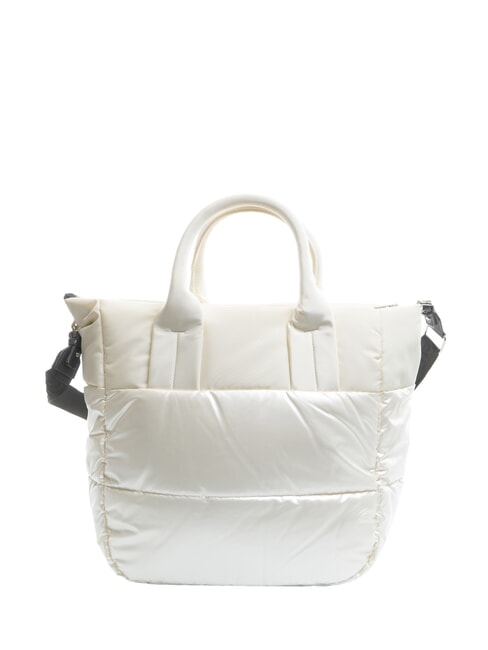PADDED NYLON Borsa tote grande con tracolla white - Borse Donna