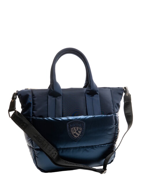 PADDED NYLON Borsa tote grande con tracolla BLU NAVY - Borse Donna