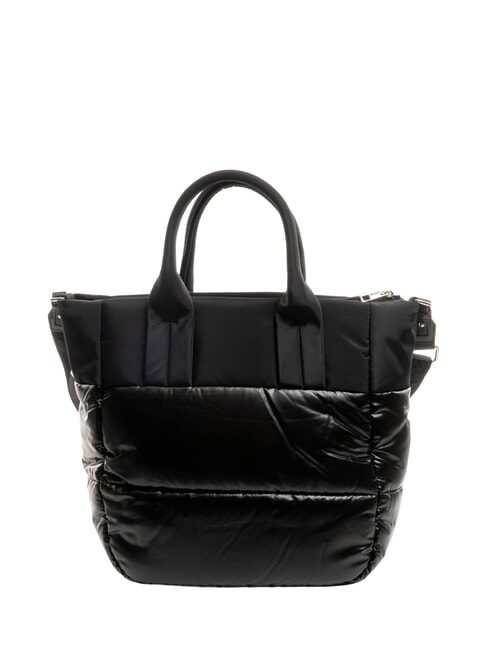 PADDED NYLON Borsa tote grande con tracolla NERO - Borse Donna