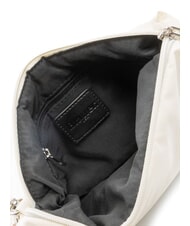 BLAUER PADDED NYLON Pochette morbida con logo strass white - Borse Donna - 5