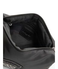 BLAUER PADDED NYLON Pochette morbida con logo strass NERO - Borse Donna - 5