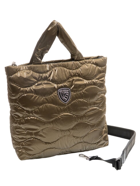 SOFTY Borsa shopping trapuntata con tracolla mud - Borse Donna